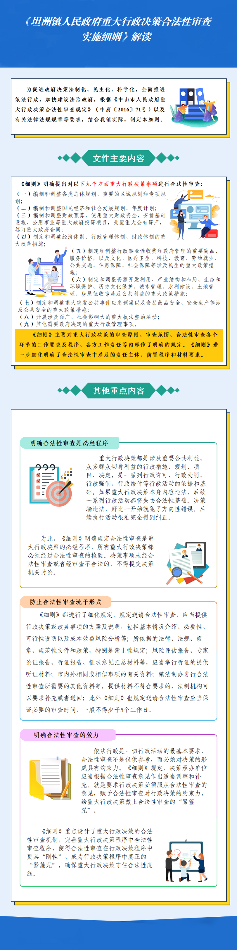 《坦洲鎮(zhèn)人民政府重大行政決策合法性審查實(shí)施細(xì)則》圖解.png