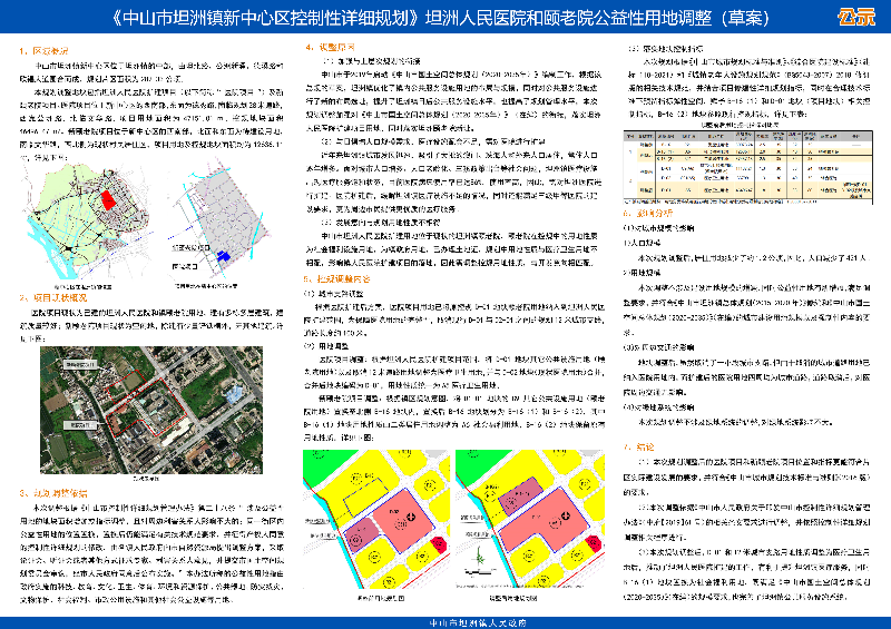 附件：《中山市坦洲鎮(zhèn)新中心區(qū)控制性詳細(xì)規(guī)劃》坦洲人民醫(yī)院和頤老院公益性用地調(diào)整（草案）公示.jpg