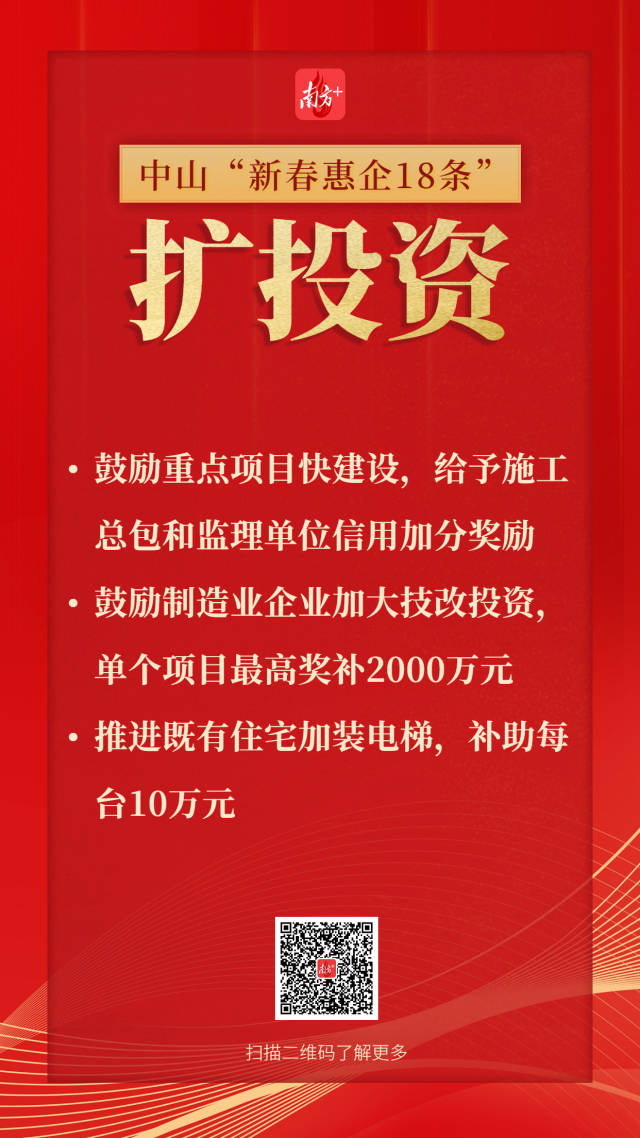 中山市人民政府印發(fā)實(shí)施《中山市“拼經(jīng)濟(jì)、穩(wěn)增長(zhǎng)”新春惠企政策》。  南方+ 王浩宇 制圖