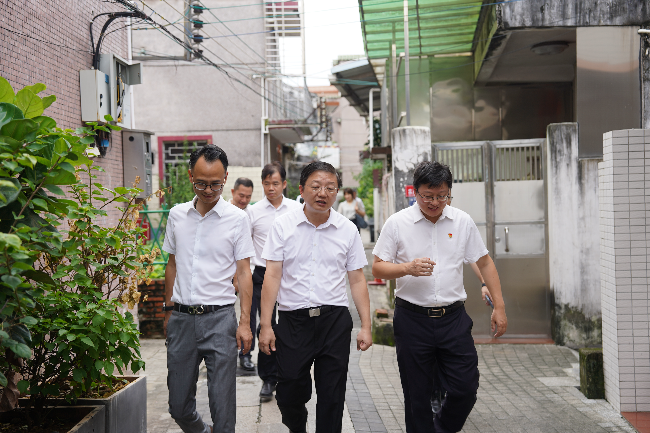 圖1.2024年8月22日，市國資委主要領導帶隊到雍陌村開展“百千萬工程”典型村建設專題調研.JPG