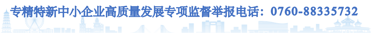 專精特新中小企業(yè)高質(zhì)量發(fā)展專項監(jiān)督舉報
