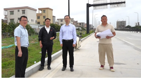 港口鎮(zhèn)傳達學習貫徹市委書記郭文海督導檢查廣澳高速沿線風貌美化提升工作指示精神1.png